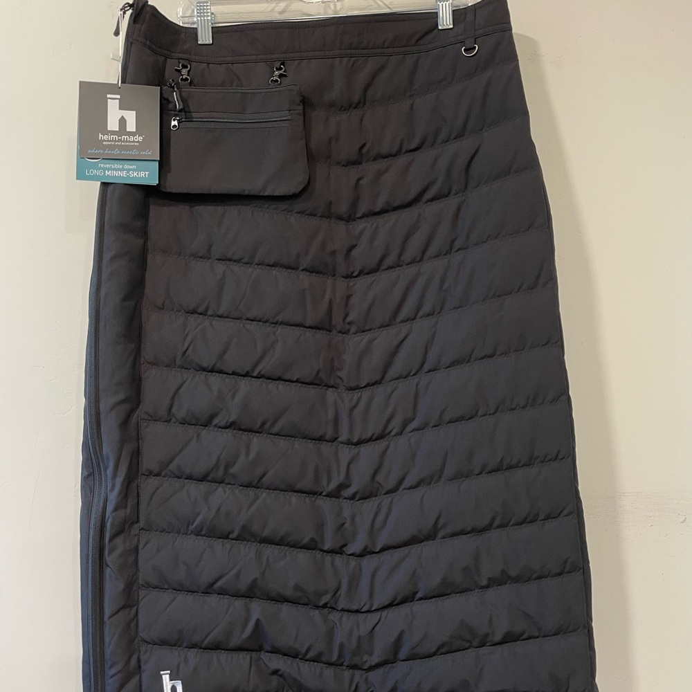 Black Quilted Pencil Skirt
